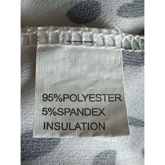 No brand  Women's Dalmatian Print Button-Up Blouse Size L Multicolor - Picture 6 of 6